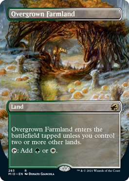 Overgrown Farmland Innistrad- Midnight Hunt Alternate Art